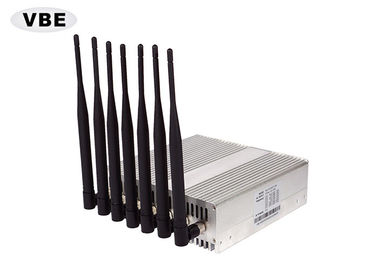 7 brouilleur de signal des bandes 16W Wifi CDMA/DCS/PCS 110V - alimentation de l'énergie 240VAC
